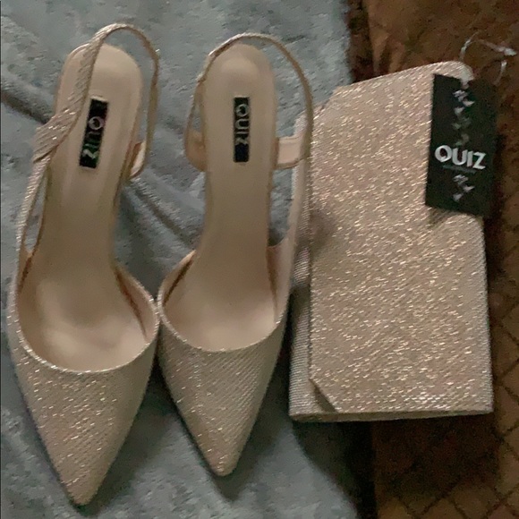 Rose Gold Glitter shoes - Picture 4 of 6